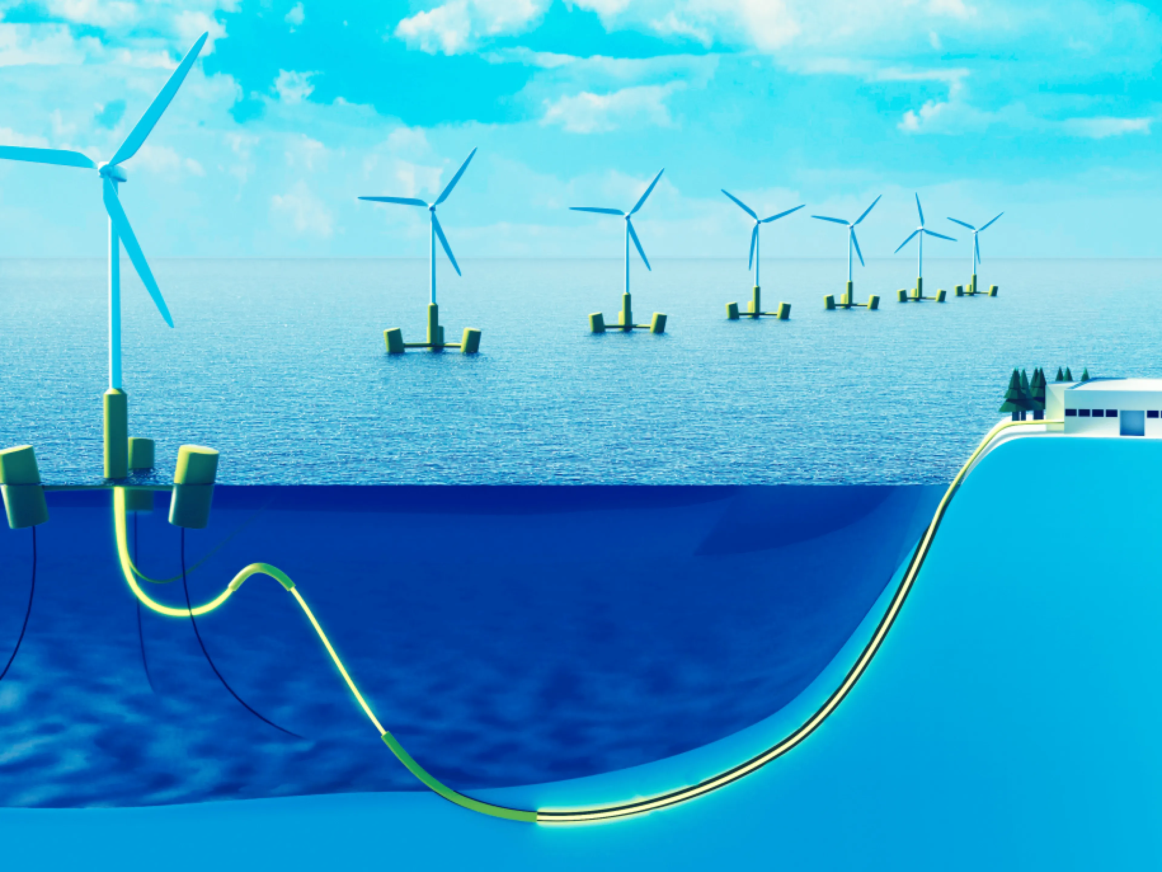 Das System ermöglicht Schadensfrüherkennung und effiziente Wartung für Offshore-Windparks