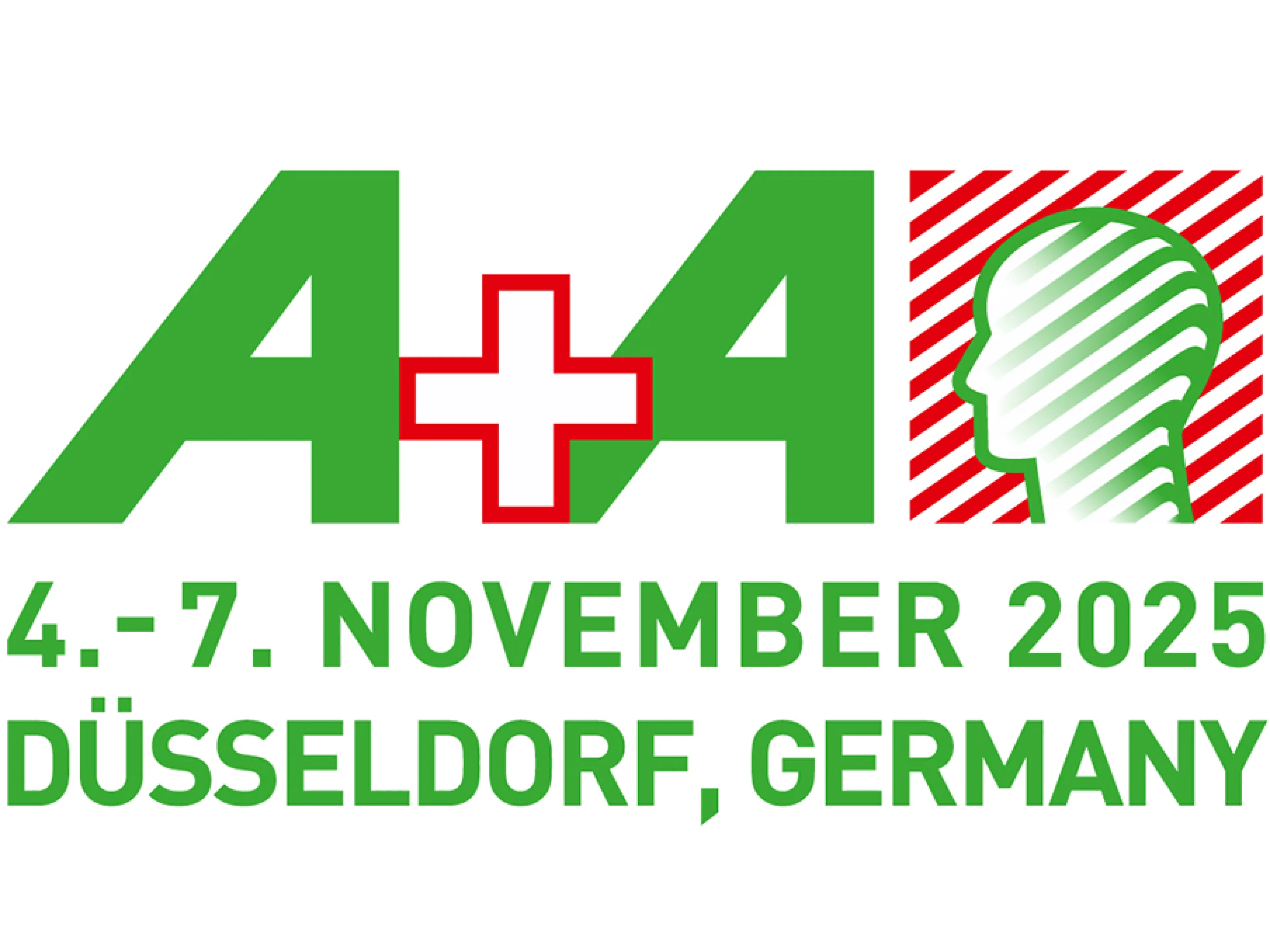 Logo A+A 2025, Bild: Messe Düsseldorf Logo A+A 2025