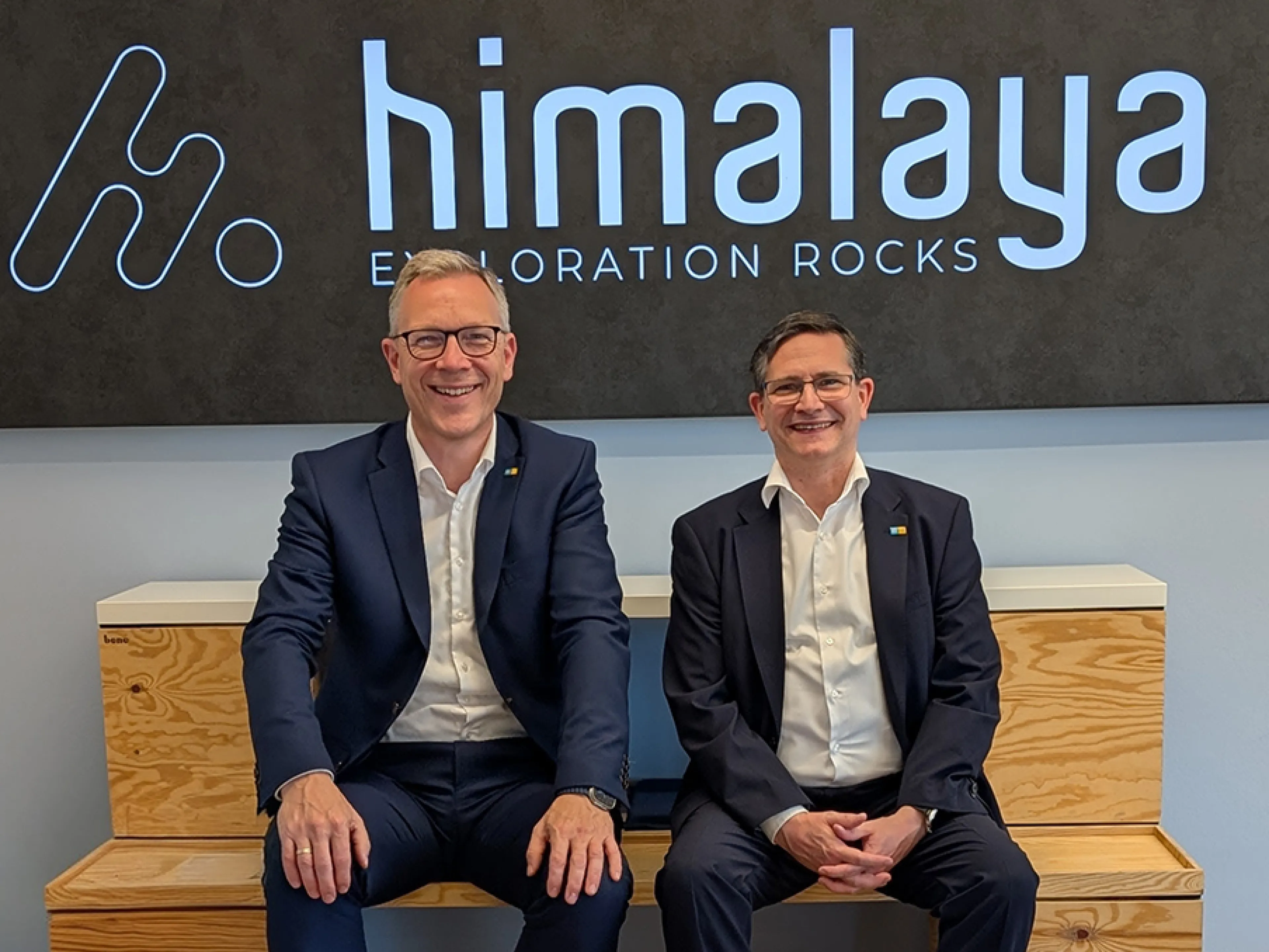 Hima CEO Joerg de la Motte und CFO Dr. Michael Löbig