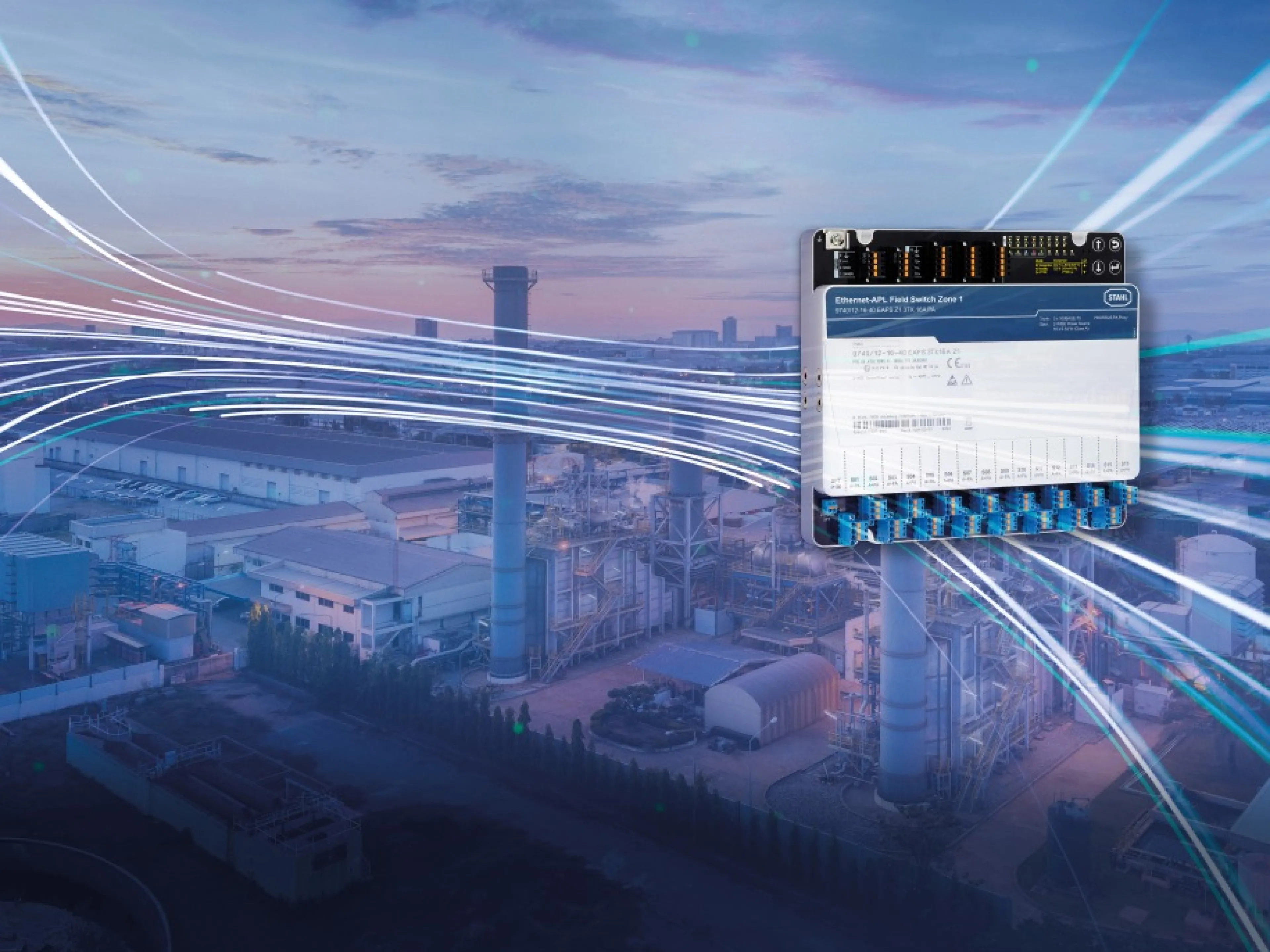 Der Ethernet-APL Field Switch von R. Stahl erfüllt alle Anforderungen moder-ner Prozessautomatisierung und ist bereit für den Einsatz in Ex-Bereichen, Bild: R. Stahl Der Ethernet-APL Field Switch von R. Stahl erfüllt alle Anforderungen moder-ner Prozessautomatisierung und ist bereit für den Einsatz in Ex-Bereichen
