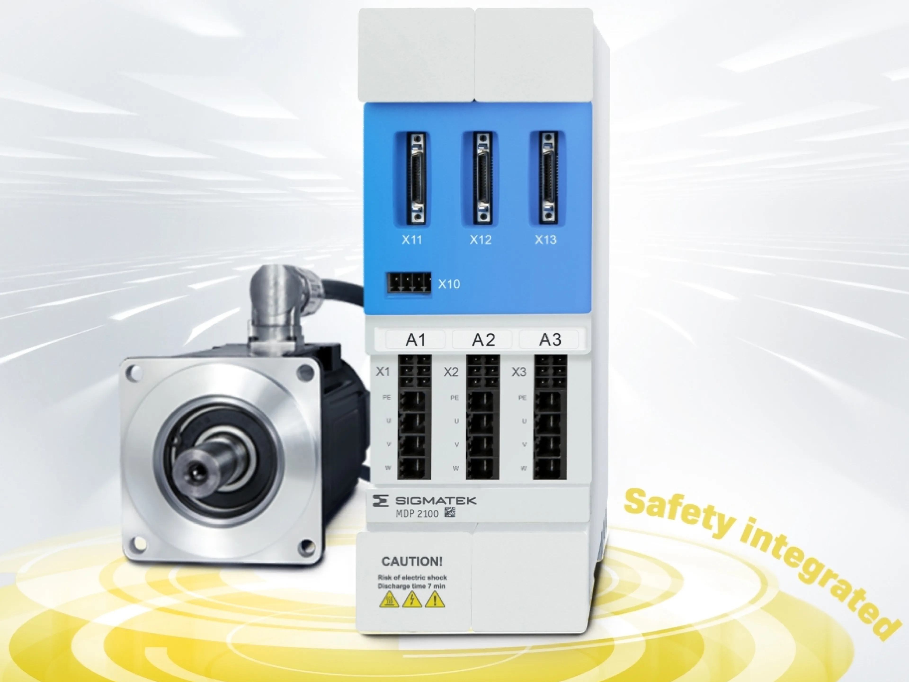 Kompakter 3-Achs-Servodrive mit 1-phasiger 230-V-Versorgung: Der MDP 2102 ist perfekt für dynamische Motionanwendungen, in einem Umfeld ohne 400V-Infrakstruktur