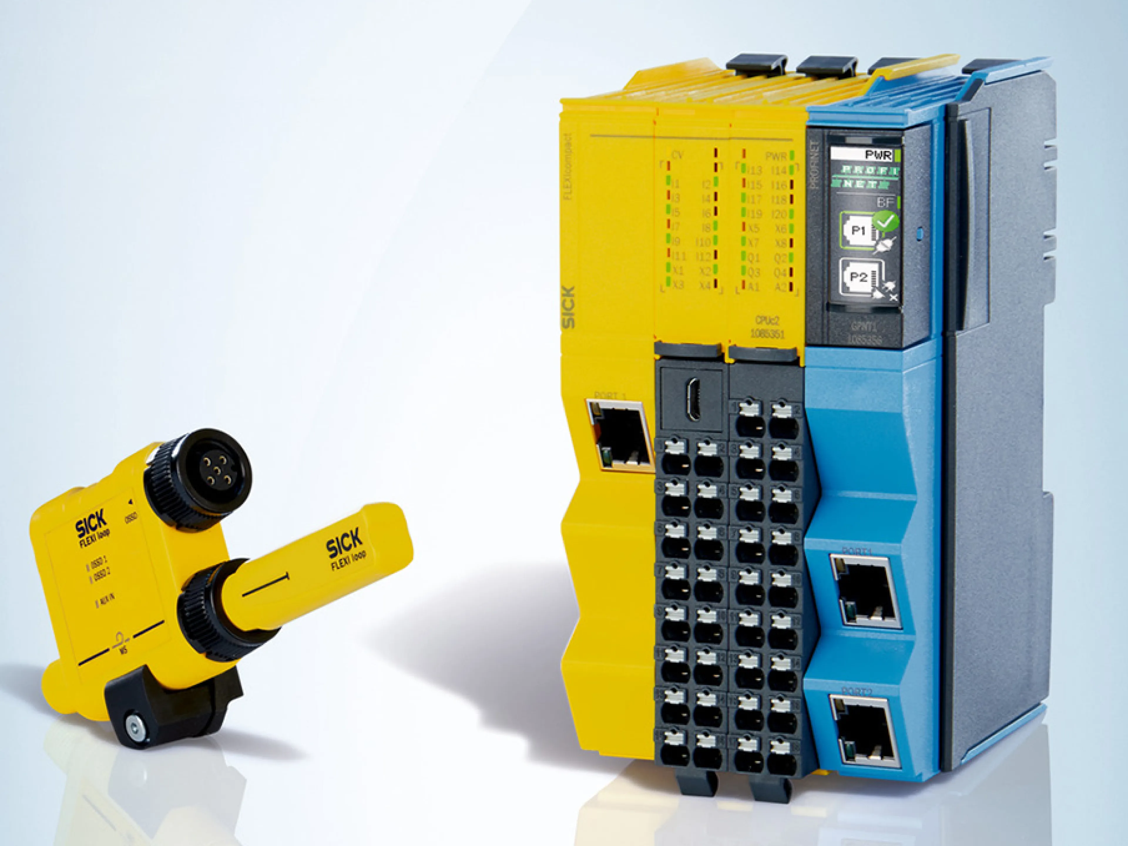 Die Sicherheitssteuerung von Sick ist nach IEC 62443-4-1/2 zertifiziert und erfüllt alle Cybersecurity-relevanten Anforderungen an einen nachweislich sicheren Entwicklungsprozess sowie an die technischen Funktionen von Komponenten