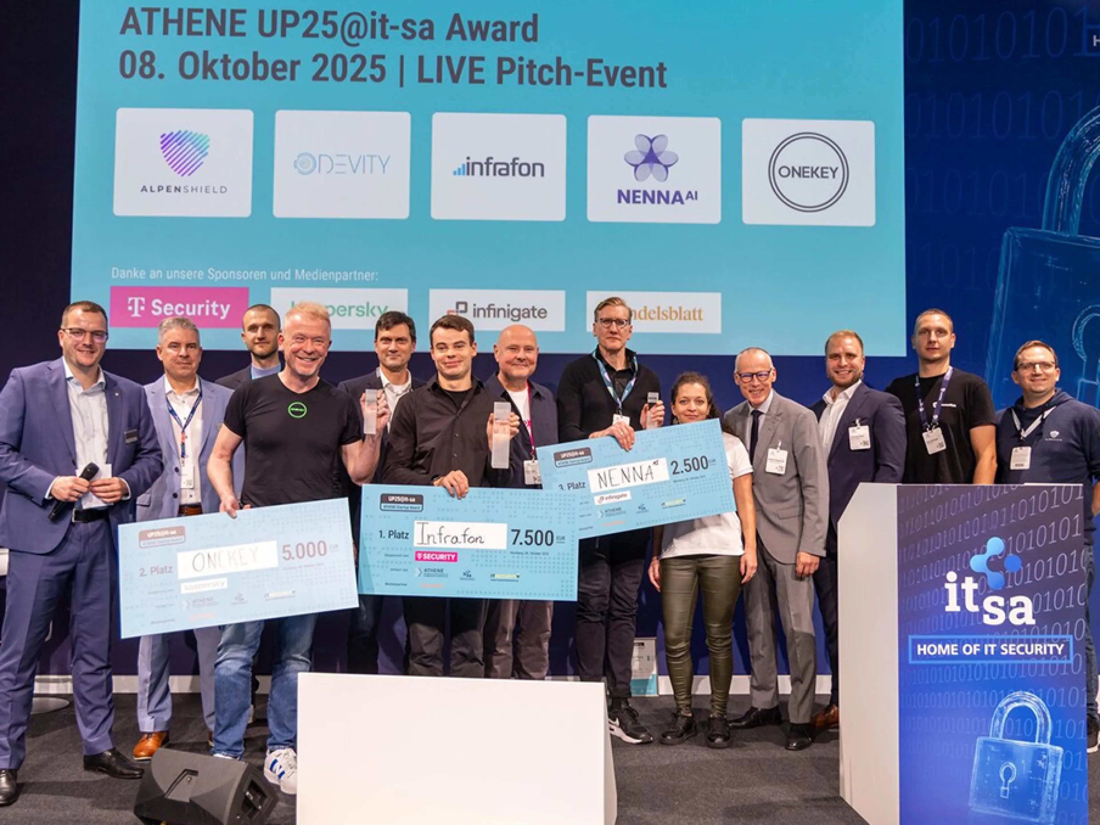 Fünf Cybersecurity-Startups erreichen das Finale des Athene Startup Awards - Gewinner des Vorjahres