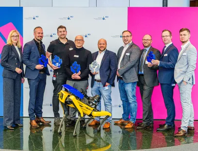 Gruppenbild der Preisträger des VCI Responsible-Care Preises