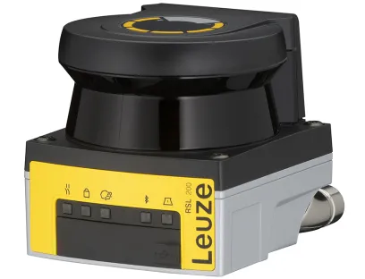 Der Sicherheits-Laserscanner von Leuze sichert Maschinen, Anlagen sowie fahrerlose Transportsysteme und autonome mobile Roboter zuverlässig ab