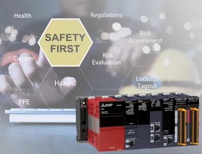 Effizienzsteigerung und Kostensenkung für Sicherheit in der industriellen Automatisierung, Bild: Mitsubishi Electric Europe Effizienzsteigerung und Kostensenkung für Sicherheit in der industriellen Automatisierung