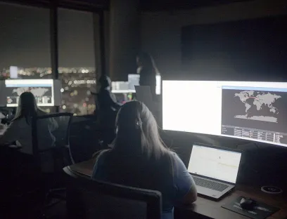 Einblicke in ein SOC, Bild: Bitdefender Einblicke in ein Managed SOC