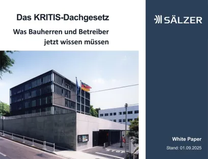 Whitepaper: Kritis-Dachgesetzt - was Bauherren und Betreiber jetzt wissen müssen, Bild: Sälzer Whitepaper: Kritis-Dachgesetzt - was Bauherren und Betreiber jetzt wissen müssen