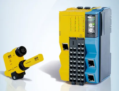 Die Sicherheitssteuerung von Sick ist nach IEC 62443-4-1/2 zertifiziert und erfüllt alle Cybersecurity-relevanten Anforderungen an einen nachweislich sicheren Entwicklungsprozess sowie an die technischen Funktionen von Komponenten