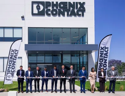 Eröffnung des ersten Bauabschnitts des neuen Werks von Phoenix Contact in Querétaro in Mexico