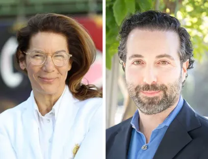 Angela Heindl-Schober, CMO, und Jay Kaplan, CEO und Mitbegründer von Synack