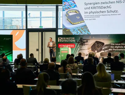 Die Zukunft der Perimetersicherheit und das Kritis-Dachgesetz waren zentrale Themen des Kongresses