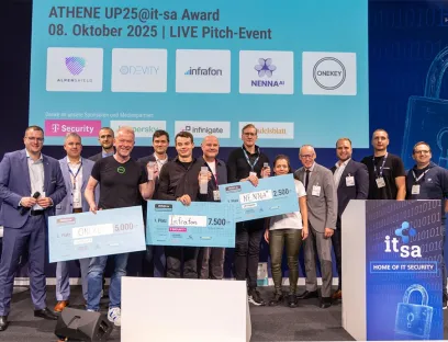 Fünf Cybersecurity-Startups erreichen das Finale des Athene Startup Awards - Gewinner des Vorjahres